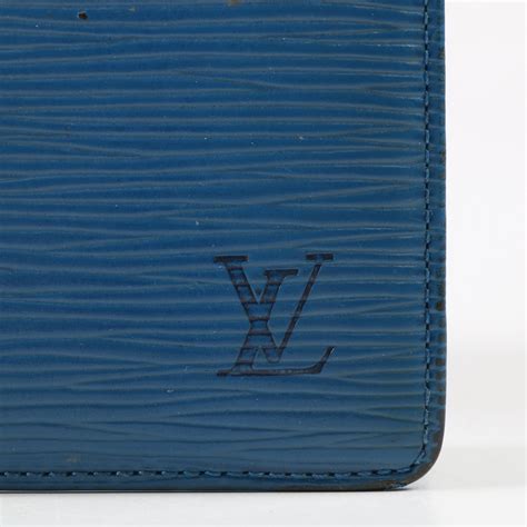 louis vuitton blue wallet women|Louis Vuitton bifold men's wallet.